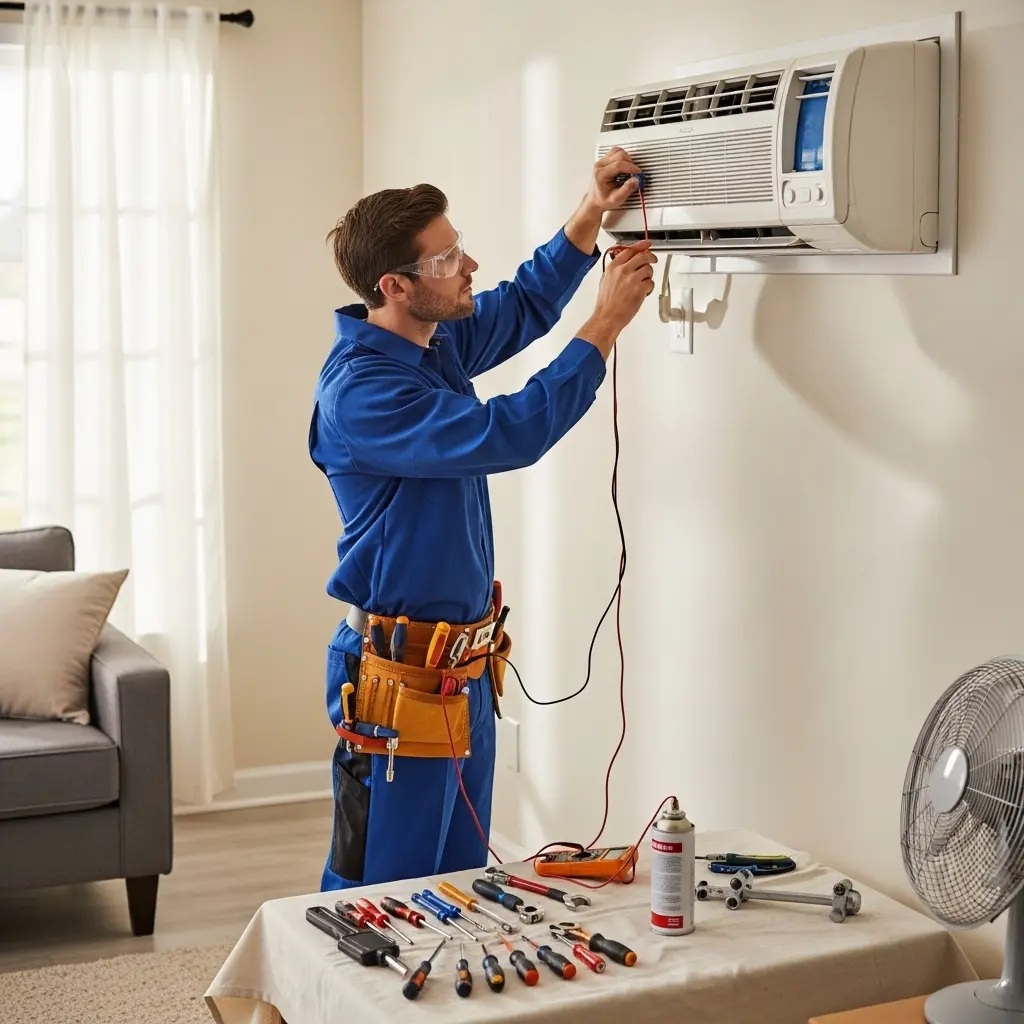 Gölbaşı Eminçelik Eminçelik klima gaz dolumu ve bakım – Enerji verimliliği artırıldı. - Teknik servis örneği